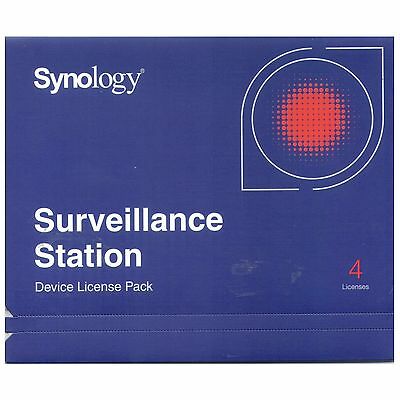 Synology Ip Camera 4-license Pack Kit For Surveillance Station - All-bays Nas