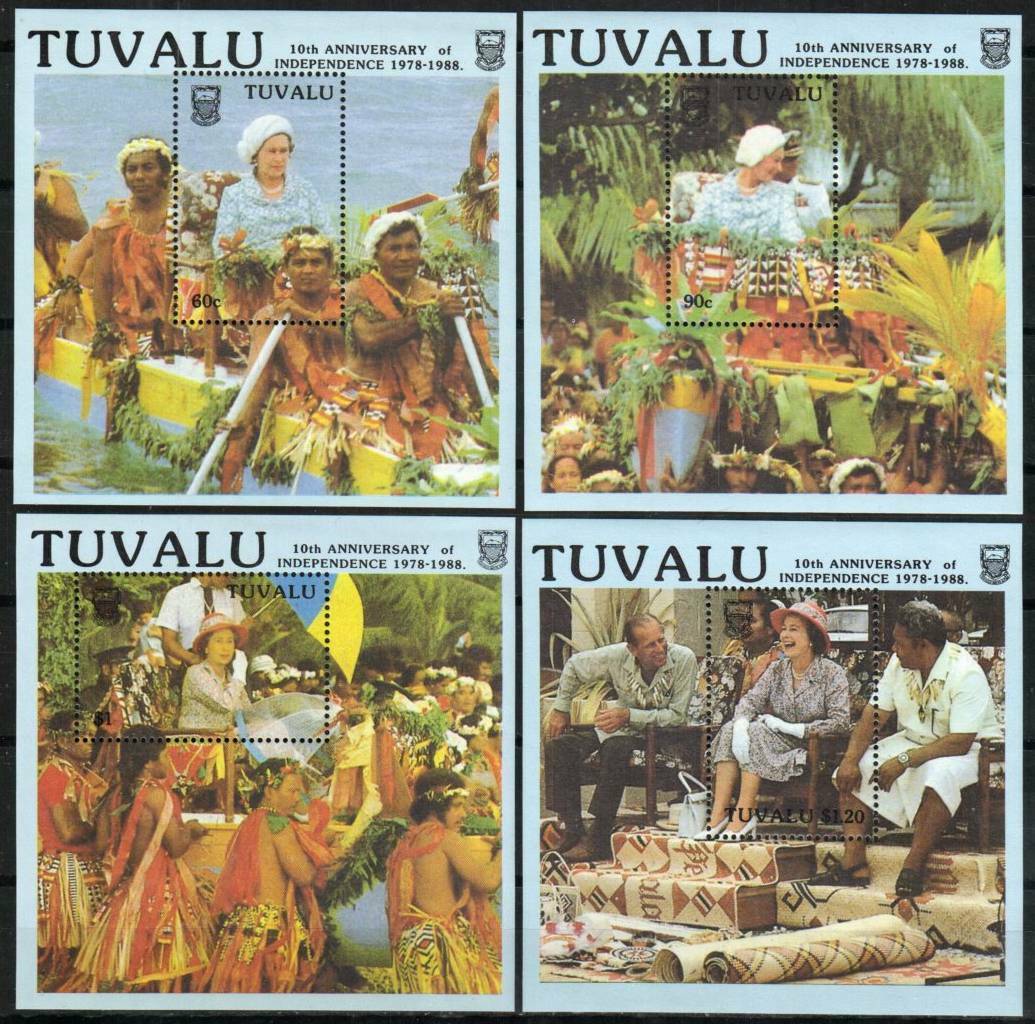 Tuvalu Stamp - Queen Elizabeth Visits Tuvalu Stamp - Nh