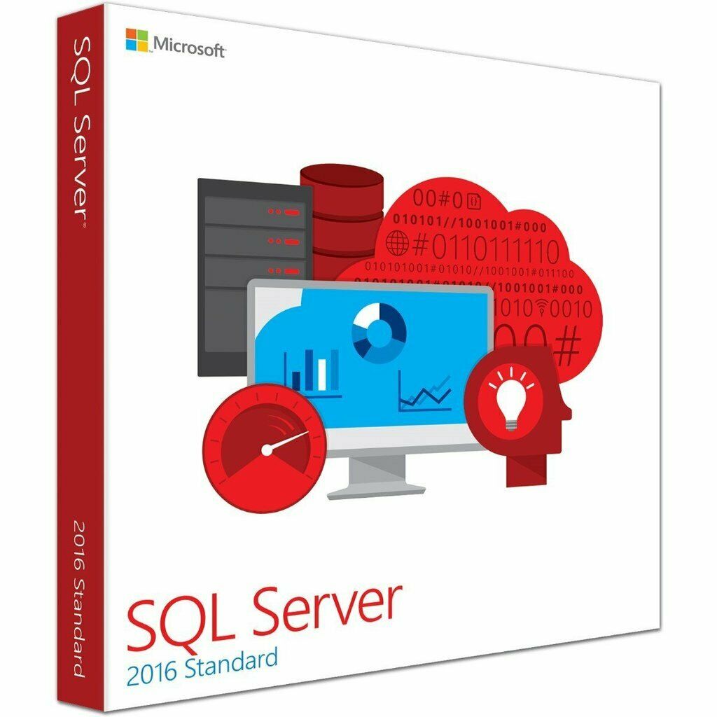 Sql Server 2016 Standard Product Key License Ms 24 Cpu Core Unlimited Cals
