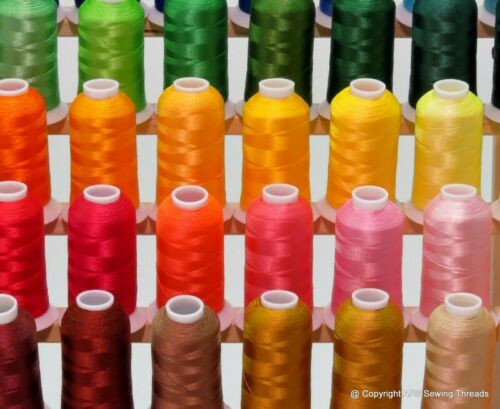 New 63 Brother Colors Machine Embroidery Thread Set 40wt Cones Etks63 Free Ship