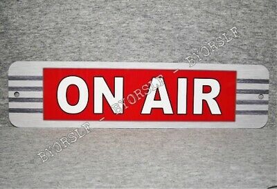 Metal Sign On Air Radio Show Station Broadcast Live Television Journalism #2