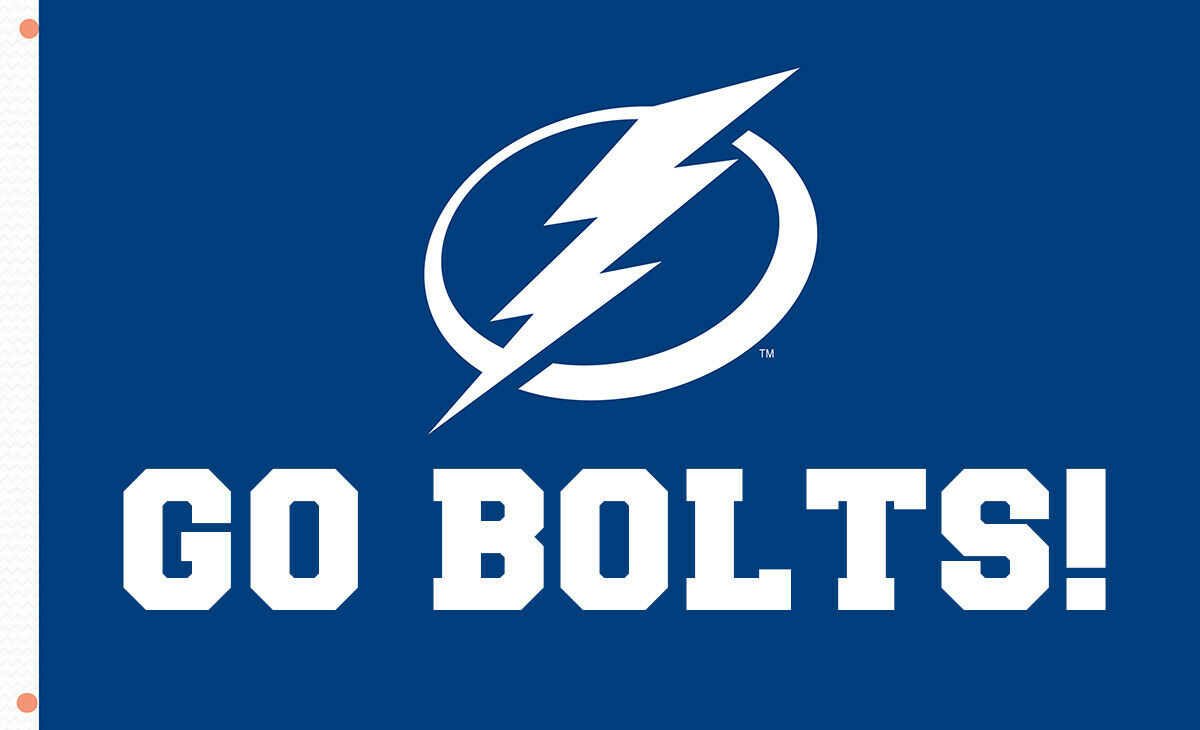 Tampa Bay Lightning Go Bolts Team Fans Souvenirs Flag 90x150cm 3x5ft Best Banner