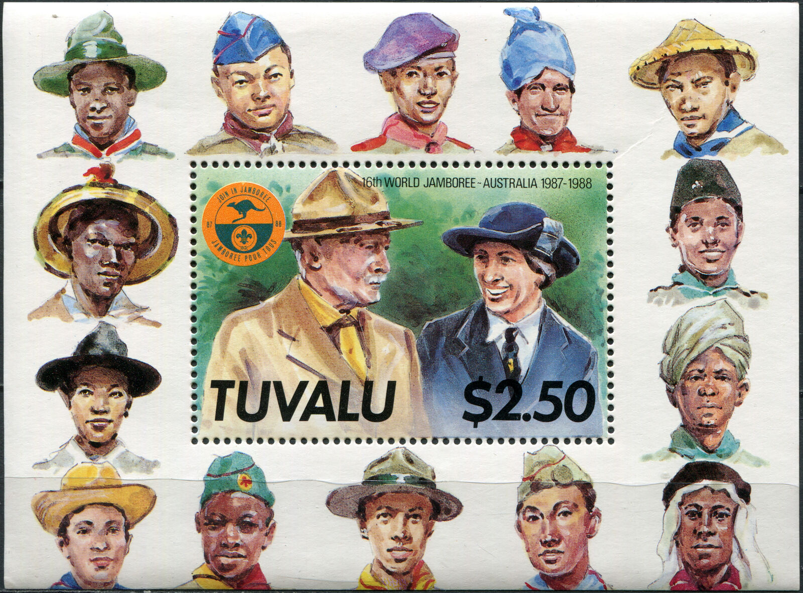 Tuvalu 1987 - 16th World Jamboree-australia (1987-1988) - Souvenir Sheet Mnh **
