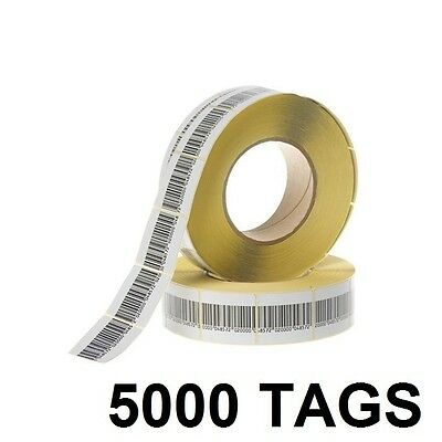 5000 Pcs Eas Checkpoint® Barcode Soft Label Tag 8.2  3 X 4 Cm 1.18 X 1.57 Inch