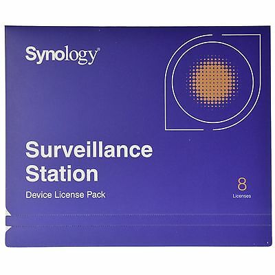 Synology Ip Camera 8-license Pack Kit For Surveillance Station - All-bays Nas
