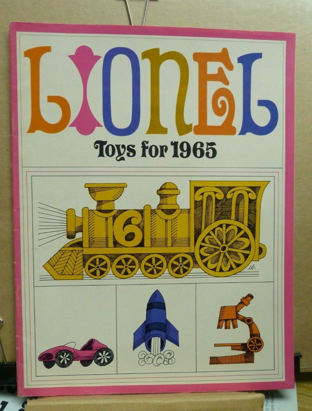 Vtg Sales Ad Product Brochure Hobby Train Catalog: Lionel Toys For 1965 -ltm#78